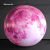 Hanging/Ground Lighting Pink Inflatable Moon Balloon Giant Air Blow Up LED Planet Ball For Club Party Decoration - Image 6