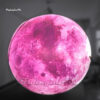 Hanging/Ground Lighting Pink Inflatable Moon Balloon Giant Air Blow Up LED Planet Ball For Club Party Decoration - Image 7