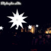 Club Ceiling Decorative Hanging Inflatable Star Light For Event