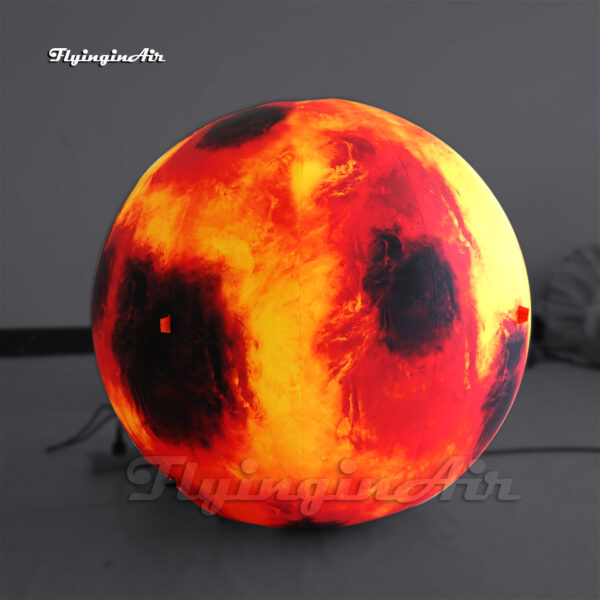 Customized Solar System Planet Balloon Lighting Inflatable Mars Ball For Space Theme Party Show - Image 6