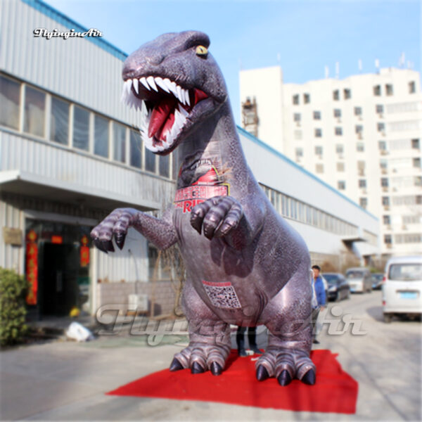 Customized Advertising Inflatable Dinosaur Model 5m Air Blow Up Tyrannosaurus Rex Balloon For Event