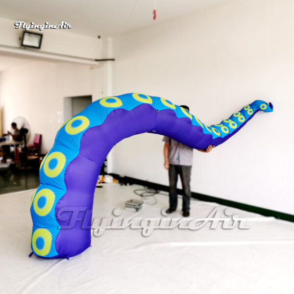 Personalized Blue Inflatable Octopus Arm Model Giant Air Blow Up Tentacle Balloon For Club Event - Image 4