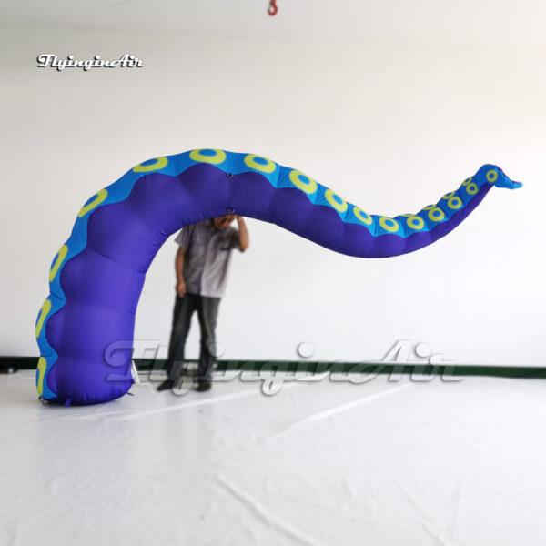 Personalized Blue Inflatable Octopus Arm Model Giant Air Blow Up Tentacle Balloon For Club Event - Image 3