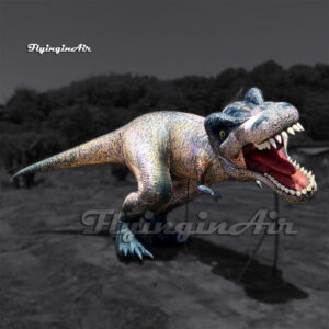 Customized Ferocious Inflatable Tyrannosaurus Rex Jurassic World Dinosaur Model Blow Up T.Rex Balloon For Park Decoration