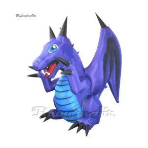 Personalized Inflatable Dragon Balloon 4m Cartoon Animal Mascot Blow Up Flying Dragon Model With Wings For Outdoor Event