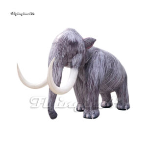 Parade Performance Large Grey Inflatable Mammoth Model Animal Balloon Blow Up Elephant For Event