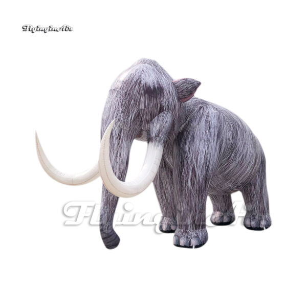 Parade Performance Large Grey Inflatable Mammoth Model Animal Balloon Blow Up Elephant For Event