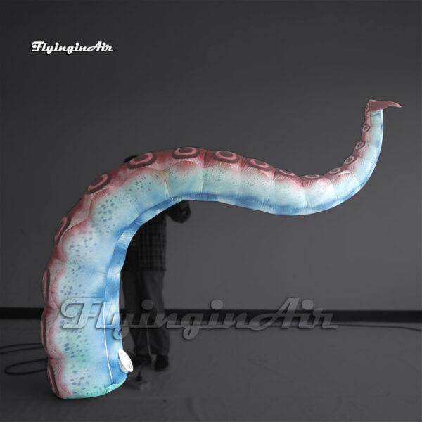 Customized Inflatable Octopus Leg Large Blue Air Blow Up Sea Animal Tentacle For Building Wall Decoration - Image 5