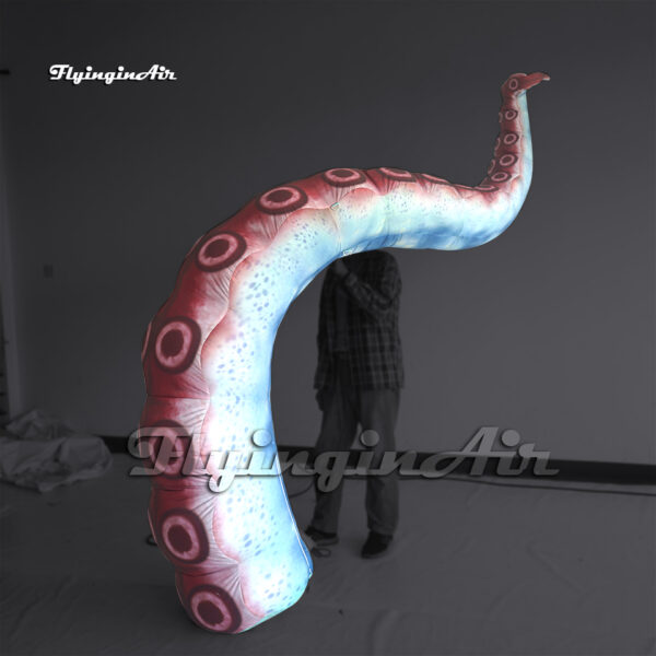 Customized Inflatable Octopus Leg Large Blue Air Blow Up Sea Animal Tentacle For Building Wall Decoration - Image 4