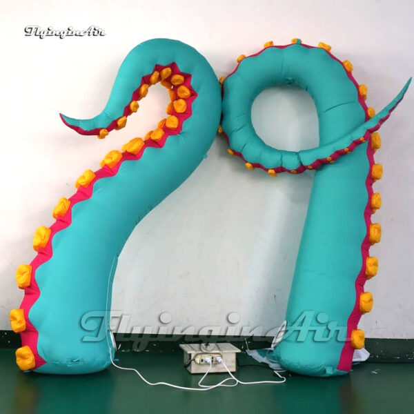 3m/6m Amazing Giant Inflatable Octopus Tentacle Sucker-bearing Arm Model Air Blow Up Squid Leg For Carnival Party Decoration - Image 3