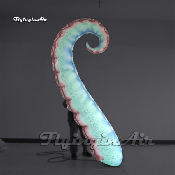 Customized Inflatable Octopus Leg Large Blue Air Blow Up Sea Animal Tentacle For Building Wall Decoration - Image 2