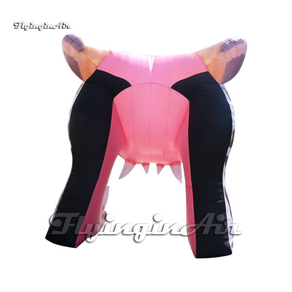 Outdoor Inflatable Tiger Head Arch 4m Cartoon Animal Mascot Archway Blow Up Tiger Arched Door For Entrance Decoration - Image 3