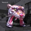 Personalized Entrance Decorative Inflatable Tiger Head Arched Door 4m Air Blow Up Animal Mascot Tunnel For Event - Image 4
