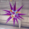 Hanging LED Inflatable Star 2m/3m Personalized Pendent Lighting Blow Up Lantern Balloon For Club Party Event - Image 3