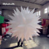 Personalized Hanging LED Balloon White Inflatable Star With Color-changing Light For Venue Decoration - Image 3
