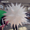 Personalized Hanging LED Balloon White Inflatable Star With Color-changing Light For Venue Decoration - Image 2
