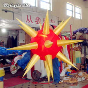 Multicolor Hanging LED Inflatable Star Balloon For Party Event