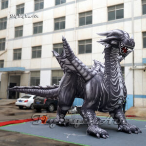 Outdoor Huge Inflatable Ancient Dragon Model 5m Air Blow Up Evil Flying Dragon Balloon For Halloween Decoration