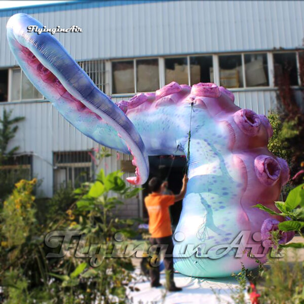 Customized Inflatable Octopus Sucker-bearing Arm Large Tentacle Model Blow Up Squid Leg Balloon For Wall Decoration