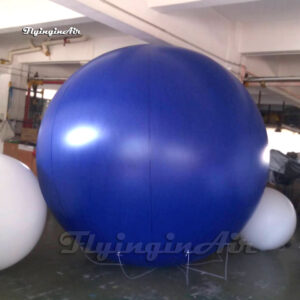 Parade Performance Dark Blue Advertising Inflatable PVC Helium Balloon Floating In Air For Event