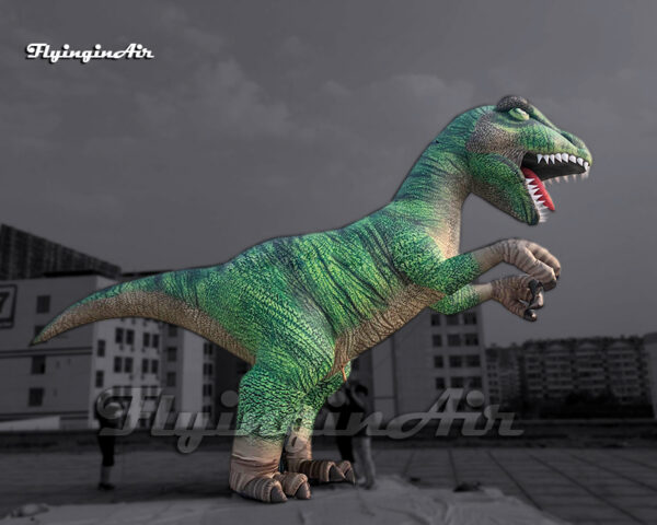 6m Simulated Green Inflatable Tyrannosaurus Rex Jurassic Park Dinosaur Balloon Large Blow Up T-rex Model For Outdoor Event - Image 2