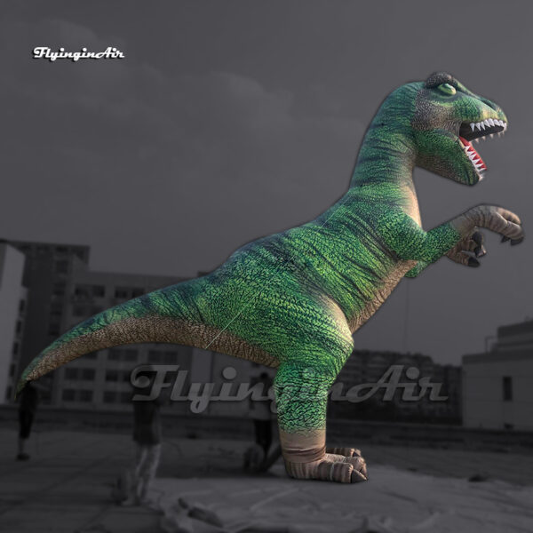 6m Simulated Green Inflatable Tyrannosaurus Rex Jurassic Park Dinosaur Balloon Large Blow Up T-rex Model For Outdoor Event - Image 5