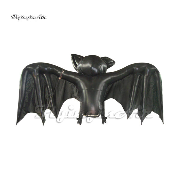 back of black inflatable bat