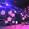 Hanging Lighting Pink Inflatable Plum Blossom LED Flower Balloon For Carnival Stage Decoration - Image 2
