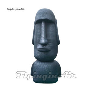 Customized Inflatable Moai Model 3m Air Blow Up Replica Balloon Of Mysterious Easter Island Stone Statue For Club Party Decoration