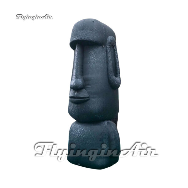 Customized Inflatable Moai Model 3m Air Blow Up Replica Balloon Of Mysterious Easter Island Stone Statue For Club Party Decoration - Image 2