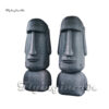 Personalized Advertising Inflatable Replica Of Moai 3m Artistic Blow Up Easter Island Stone Statue Balloon For Concert Stage Decoration - Image 3