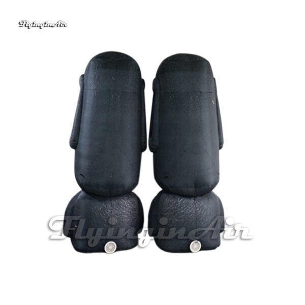 Personalized Advertising Inflatable Replica Of Moai 3m Artistic Blow Up Easter Island Stone Statue Balloon For Concert Stage Decoration - Image 4