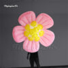 Hanging Lighting Pink Inflatable Plum Blossom LED Flower Balloon For Carnival Stage Decoration - Image 4