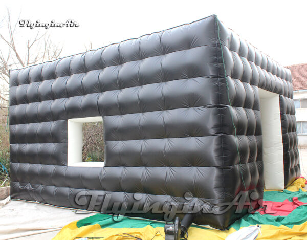 side of 6m pvc tarpaulin cubic inflatable tent