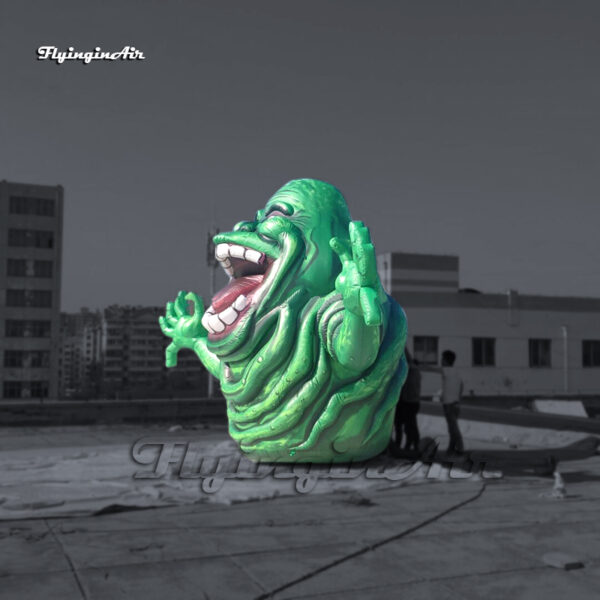 side of halloween inflatable zombie