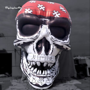 inflatable pirate skull