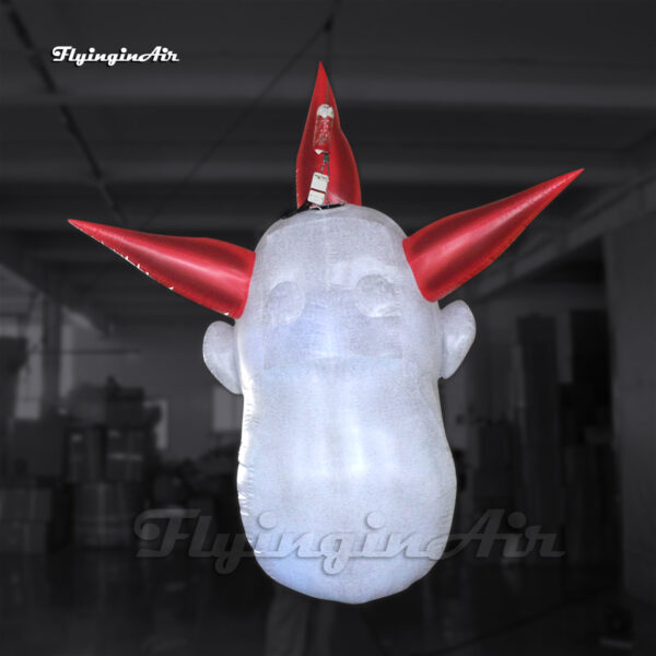back of hanging inflatable ghostface mask balloon