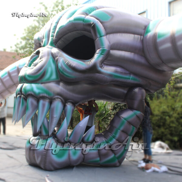 inflatable demon face