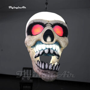 lighting inflatable skull