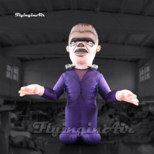 purple inflatable frankenstein