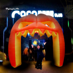 inflatable pumpkin arch