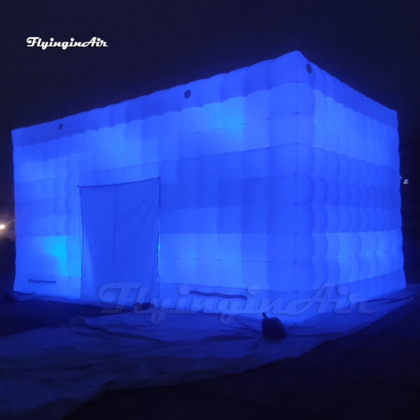 RGB inflatable cube tent