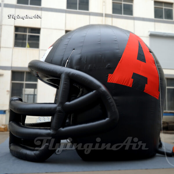 large black inflatable football helmet