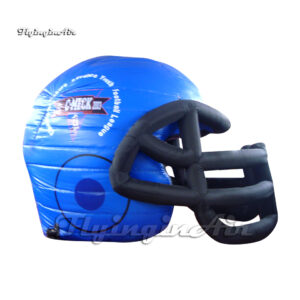 large inflatable helmet football tunnel
