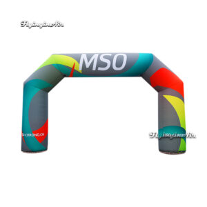 multicolor advertising inflatable arch