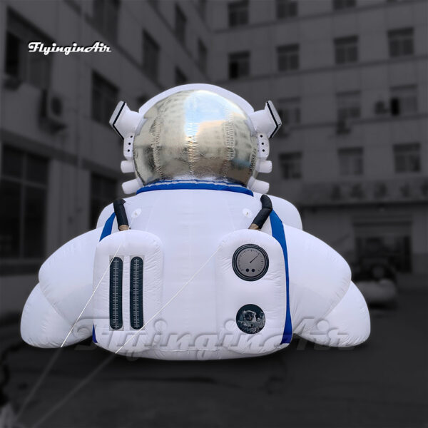 white half-length inflatable astronatu