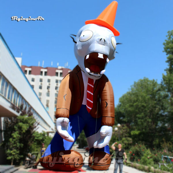 PvZ inflatable conehead zombie