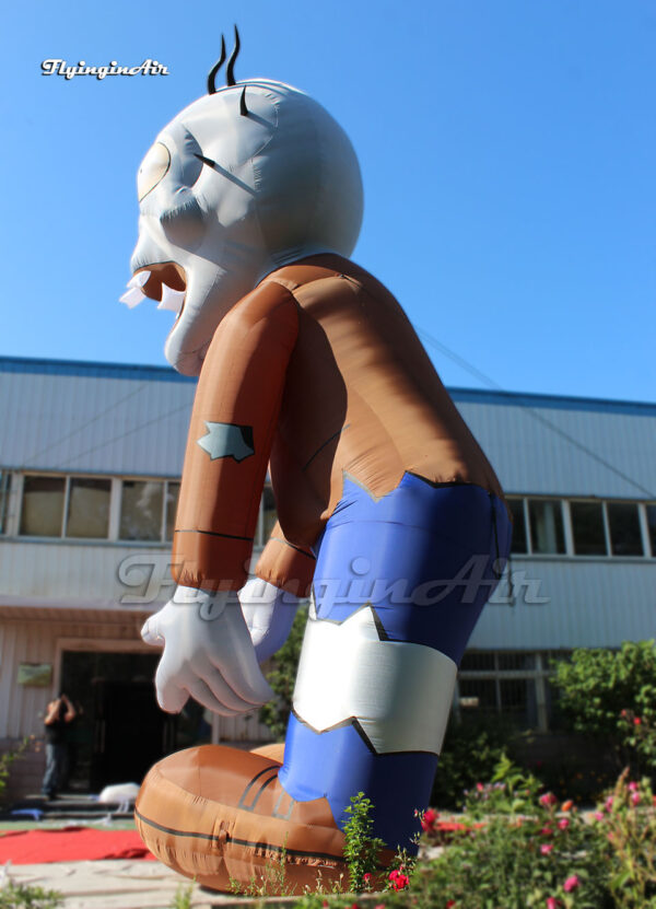 large inflatable cartoon zombie