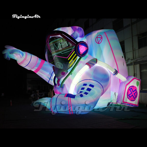 led inflatable astronaut