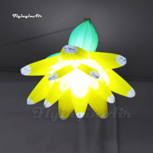 hanging led inflatable flower light